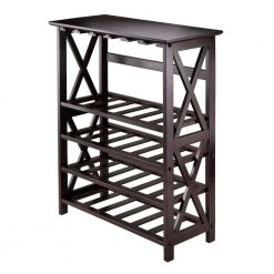 Rio 24-Bottle Espresso Floor Wine Rack by Winsome Wood 11 Rio 24-Bottle Espresso Floor Wine Rack by Winsome Wood -BENCH Online Store espresso winsome wood wine racks 92432 1f 1000