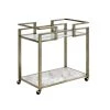 Faux Marble and Wire Brass Finish Kitchen Cart by Whatseaso -BENCH Online Store faux marble wire brass whatseaso kitchen carts lnn k110502167 64 1000