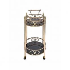 Ottesen Serving Cart, Gold & Black Glass by Whatseaso 10 Ottesen Serving Cart, Gold & Black Glass by Whatseaso -BENCH Online Store gold black whatseaso kitchen carts l k110498910 4f 1000