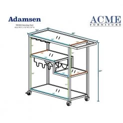 Champagne Gold Metal and Wood Kitchen Island by Whatseaso -BENCH Online Store gold whatseaso kitchen islands l ki110498422 fa 1000