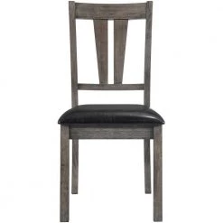 Bramble Hill 6-Piece Weather Gray Dining Set with Expandable Table plus 4-Faux-Leather Side Chairs and Bench by Hanover 20 Bramble Hill 6-Piece Weather Gray Dining Set with Expandable Table plus 4-Faux-Leather Side Chairs and Bench by Hanover -BENCH Online Store gray hanover dining room sets hdr006 6pu wg 1d 1000