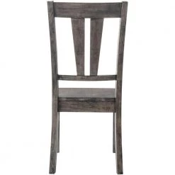 Bramble Hill 7-Piece Weathered Gray Dining Set with Expandable Table and 6-Wood-Seat Side Chairs by Hanover -BENCH Online Store gray hanover dining room sets hdr006 7wd wg 77 1000