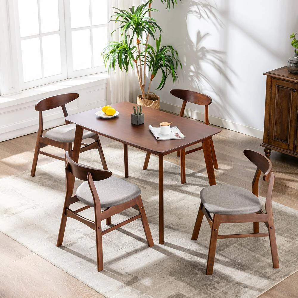 Nereida 5-Piece Rectangular Gray Solid Wood Top Upholstered Dining Set by WESTIN OUTDOOR 13 Nereida 5-Piece Rectangular Gray Solid Wood Top Upholstered Dining Set by WESTIN OUTDOOR - Image 11