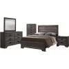 Bramble Hill 5-Piece Weathered Gray Bedroom Furniture Set with Queen-Size Bed Frame by Hanover 1 Bramble Hill 5-Piece Weathered Gray Bedroom Furniture Set with Queen-Size Bed Frame by Hanover -BENCH Online Store grey hanover bedroom sets hbr016a5k1 wg 64 1000