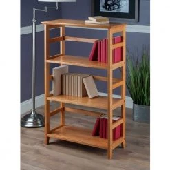 Studio 3-Section Bookshelf, Honey Pine by Winsome Wood 9 Studio 3-Section Bookshelf, Honey Pine by Winsome Wood -BENCH Online Store honey winsome wood bookcases bookshelves 99342 31 1000
