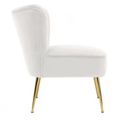 Trinity 25 in. Ivory Velvet Channel Tufted Accent Chair by WESTIN OUTDOOR 17 Trinity 25 in. Ivory Velvet Channel Tufted Accent Chair by WESTIN OUTDOOR -BENCH Online Store ivory westin outdoor accent chairs ia4001 25 iv 1f 1000