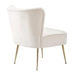 Trinity 25 in. Ivory Velvet Channel Tufted Accent Chair by WESTIN OUTDOOR 22 Trinity 25 in. Ivory Velvet Channel Tufted Accent Chair by WESTIN OUTDOOR -BENCH Online Store ivory westin outdoor accent chairs ia4001 25 iv fa 1000 1