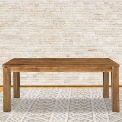 36 in. Rectangle Natural Wood Dining Table (Seats 6-8) by Hanover 15 36 in. Rectangle Natural Wood Dining Table (Seats 6-8) by Hanover -BENCH Online Store natural hanover kitchen dining tables hdr001 nat 31 1000