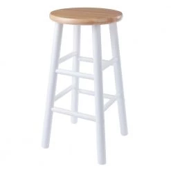 Huxton 24 in. Natural and White Counter Stool Set (2-Pieces) by Winsome Wood 13 Huxton 24 in. Natural and White Counter Stool Set (2-Pieces) by Winsome Wood -BENCH Online Store natural white winsome wood bar stools 53224 c3 1000
