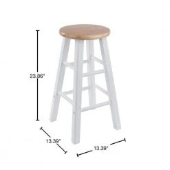 Element 24 in. Natural and White Counter Stools (Set of 2) by Winsome Wood 11 Element 24 in. Natural and White Counter Stools (Set of 2) by Winsome Wood -BENCH Online Store natural white winsome wood bar stools 53274 40 1000