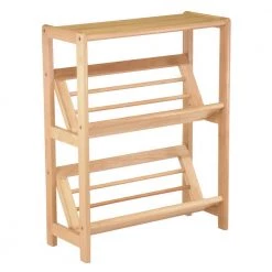 Juliet Book Shelf in Natural Finish by Winsome Wood