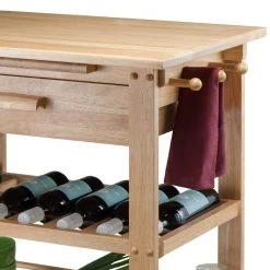 Finland Natural Kitchen Cart by Winsome Wood -BENCH Online Store natural winsome wood kitchen carts 83644 1f 1000