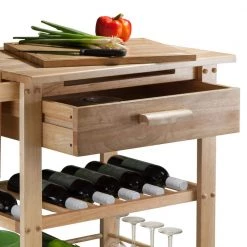 Finland Natural Kitchen Cart by Winsome Wood -BENCH Online Store natural winsome wood kitchen carts 83644 44 1000