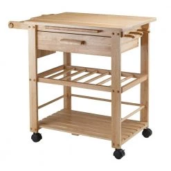Finland Natural Kitchen Cart by Winsome Wood