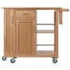 Douglas Natural Kitchen Cart by Winsome Wood