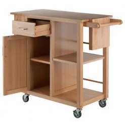 Douglas Natural Kitchen Cart by Winsome Wood -BENCH Online Store natural winsome wood kitchen carts 89443 76 1000