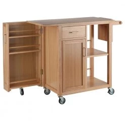 Douglas Natural Kitchen Cart by Winsome Wood -BENCH Online Store natural winsome wood kitchen carts 89443 77 1000
