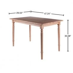 Ravenna Natural Dining Table by Winsome Wood -BENCH Online Store natural winsome wood kitchen dining tables 89448 40 1000