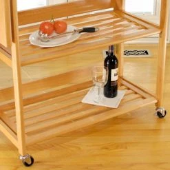 Radley Oak Kitchen Cart with Drop Leaf by Winsome Wood -BENCH Online Store oak winsome wood kitchen carts 34137 1f 1000