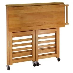 Radley Oak Kitchen Cart with Drop Leaf by Winsome Wood -BENCH Online Store oak winsome wood kitchen carts 34137 c3 1000