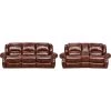 Aspen 2-Piece Oxblood 100% Genuine Leather Set with Double-Reclining Sofa and Gliding Console Loveseat, HUM003SET2-OB by Hanover 1 Aspen 2-Piece Oxblood 100% Genuine Leather Set with Double-Reclining Sofa and Gliding Console Loveseat, HUM003SET2-OB by Hanover -BENCH Online Store oxblood hanover living room sets hum003set2 ob 64 1000