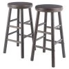 Shelby 24 in. Oyster Gray Backless Swivel Seat Counter Stool (Set of 2) by Winsome Wood 1 Shelby 24 in. Oyster Gray Backless Swivel Seat Counter Stool (Set of 2) by Winsome Wood -BENCH Online Store oyster gray winsome wood bar stools 16728 64 1000