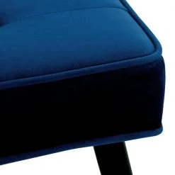 Brooklyn Tufted Royal Blue Velvet Ottoman Accent Bench 40.25 in. x .16.25 in. x 17 in. by WESTIN OUTDOOR -BENCH Online Store royal blue westin outdoor dining benches id702 rb 4f 1000