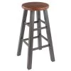 Ivy 24 in. Rustic Teak and Gray Counter Stool by Winsome Wood 2 Ivy 24 in. Rustic Teak and Gray Counter Stool by Winsome Wood -BENCH Online Store rustic teak gray winsome wood bar stools 36224 64 1000