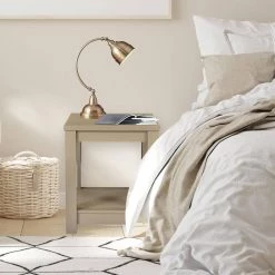 22 in. Seadrift Square Wood End Table with Lower Storage Shelf by Hanover -BENCH Online Store seadrift hanover end side tables hlr001 gry c3 1000