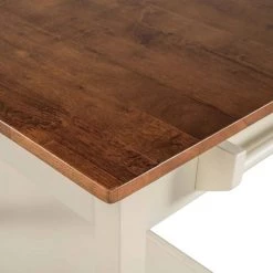 42 in. Walnut Top Plus Cream White Solid Wood Kitchen Island with Seating, Butch Block Prep Table with Storage by Whatseaso -BENCH Online Store walnut top cream white whatseaso kitchen islands lnn k110501993 d4 1000