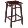 Carter 24 in. Square Seat Walnut Counter Stool by Winsome Wood 2 Carter 24 in. Square Seat Walnut Counter Stool by Winsome Wood -BENCH Online Store walnut winsome wood bar stools 94153 64 1000
