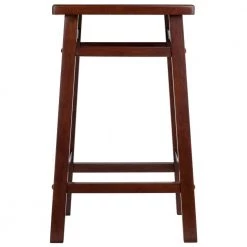 Carter 24 in. Square Seat Walnut Counter Stool by Winsome Wood -BENCH Online Store walnut winsome wood bar stools 94153 c3 1000