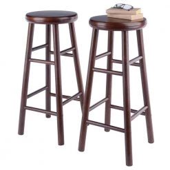 Shelby 29 in. Walnut Backless Swivel Seat Bar Stool (Set of 2) by Winsome Wood 13 Shelby 29 in. Walnut Backless Swivel Seat Bar Stool (Set of 2) by Winsome Wood -BENCH Online Store walnut winsome wood bar stools 94732 1f 1000