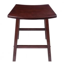 Katashi 24 in. Fan Shape Walnut Counter Stool by Winsome Wood -BENCH Online Store walnut winsome wood bar stools 94824 44 1000