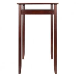 Halo Pub Table with Glass Top in Walnut by Winsome Wood -BENCH Online Store walnut winsome wood bar tables 94127 77 1000