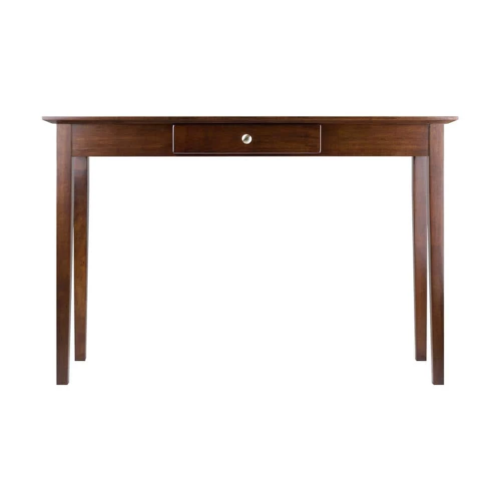 Rochester 44 in. Walnut Rectangle Wood Console Table with Drawers by Winsome Wood 8 Rochester 44 in. Walnut Rectangle Wood Console Table with Drawers by Winsome Wood - Image 7