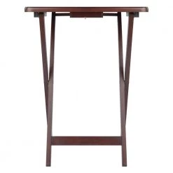 Alex 19 in. Walnut Snack Table (Set of 4) by Winsome Wood 15 Alex 19 in. Walnut Snack Table (Set of 4) by Winsome Wood -BENCH Online Store walnut winsome wood end side tables 94419 4f 1000