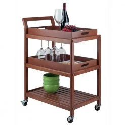 Albert Walnut Kitchen Cart by Winsome Wood -BENCH Online Store walnut winsome wood kitchen carts 94138 1f 1000