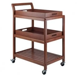 Albert Walnut Kitchen Cart by Winsome Wood -BENCH Online Store walnut winsome wood kitchen carts 94138 76 1000