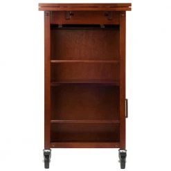 Gregory Walnut Kitchen Cart by Winsome Wood -BENCH Online Store walnut winsome wood kitchen carts 94643 1f 1000