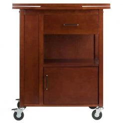 Gregory Walnut Kitchen Cart by Winsome Wood -BENCH Online Store walnut winsome wood kitchen carts 94643 4f 1000