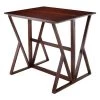 Harrington Walnut Drop Leaf High Table by Winsome Wood