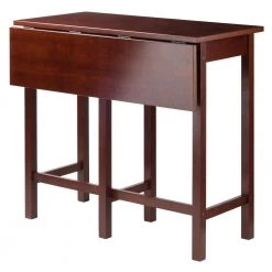 Lynnwood Drop Leaf High Table in Walnut by Winsome Wood -BENCH Online Store walnut winsome wood kitchen dining tables 94149 4f 1000