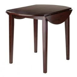 Clayton 36 in. Walnut Round Drop Leaf Table by Winsome Wood -BENCH Online Store walnut winsome wood kitchen dining tables 94436 1f 1000
