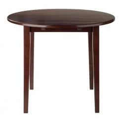 Clayton 36 in. Walnut Round Drop Leaf Table by Winsome Wood -BENCH Online Store walnut winsome wood kitchen dining tables 94436 44 1000
