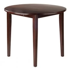 Clayton 36 in. Walnut Round Drop Leaf Table by Winsome Wood -BENCH Online Store walnut winsome wood kitchen dining tables 94436 fa 1000