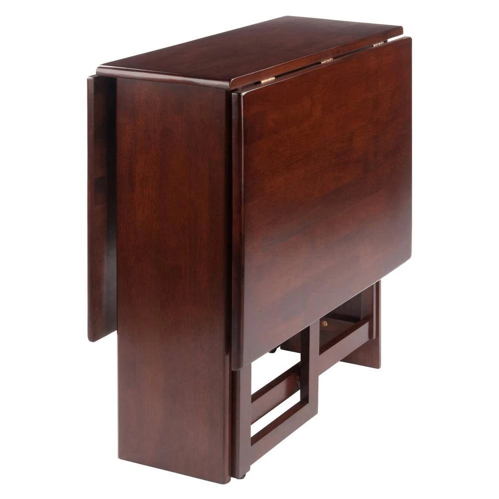 Clara 47 in. Rectangle Walnut Wood (Seats 4) by Winsome Wood 5 Clara 47 in. Rectangle Walnut Wood (Seats 4) by Winsome Wood - Image 3