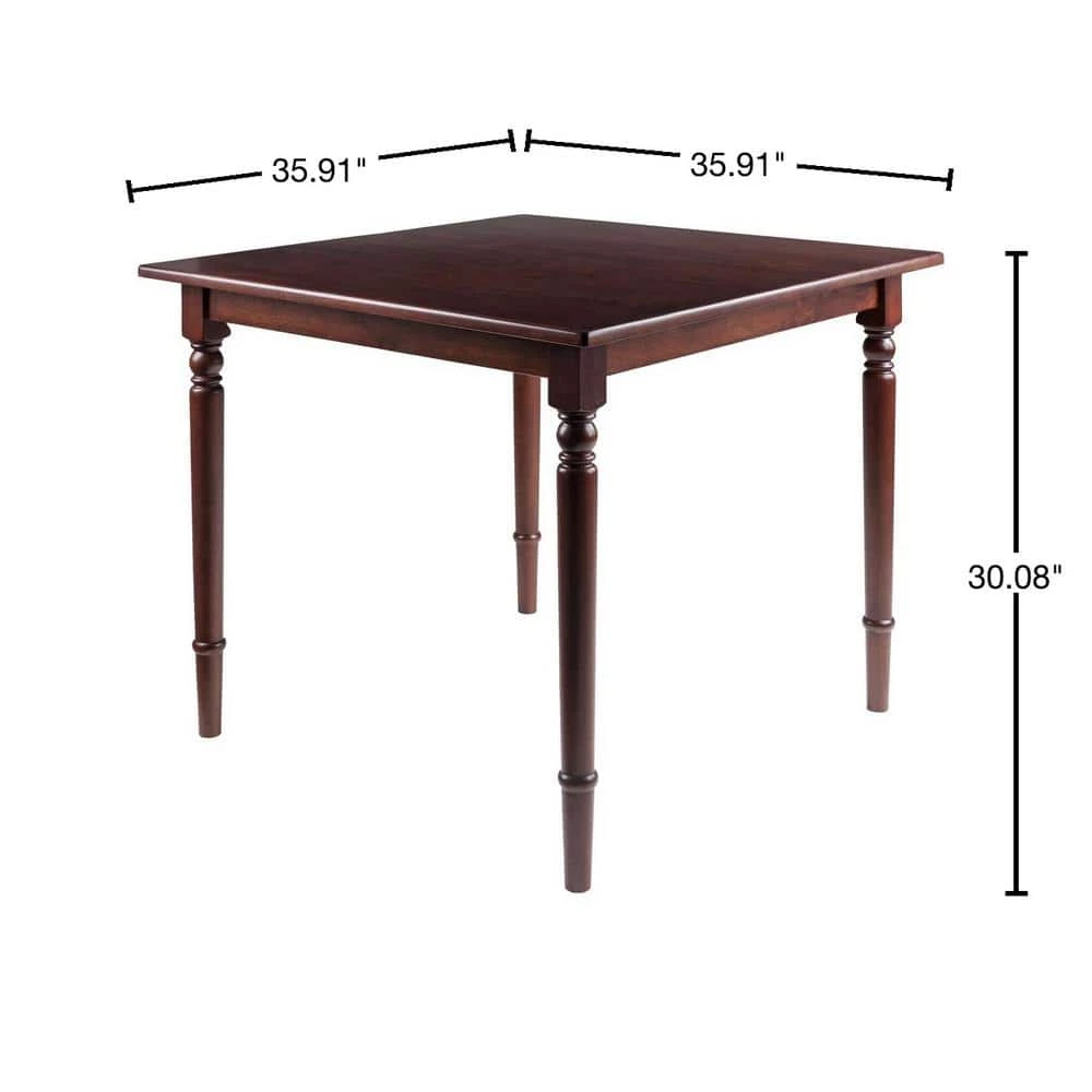 Mornay Walnut Dining Table by Winsome Wood 5 Mornay Walnut Dining Table by Winsome Wood - Image 3