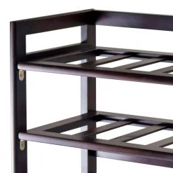 Silvi 30-Bottle Walnut Floor Wine Rack by Winsome Wood 12 Silvi 30-Bottle Walnut Floor Wine Rack by Winsome Wood -BENCH Online Store walnut winsome wood wine racks 94622 1f 1000