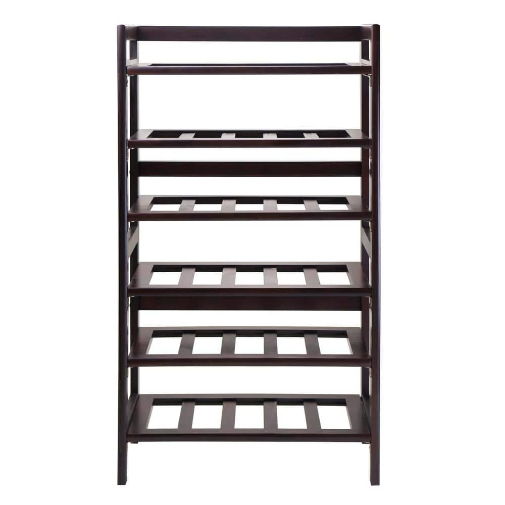 Silvi 30-Bottle Walnut Floor Wine Rack by Winsome Wood 3 Silvi 30-Bottle Walnut Floor Wine Rack by Winsome Wood